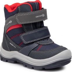 Śniegowce GEOX - B Trivor B.Bwpf A B943TA 0CE54 C0661 D Navy/Grey. Szare śniegowce chłopięce Geox. W wyprzedaży za 219,00 zł.