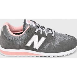 New Balance - Buty WL520TLB. Szare buty sportowe damskie New Balance, bez wzorów, ze skóry, sportowe. W wyprzedaży za 299,90 zł.