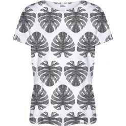 Colour Pleasure Koszulka damska CP-030 273 czarno-biała r. XXXL/XXXXL. Białe bluzki damskie marki Colour pleasure. Za 70,35 zł.
