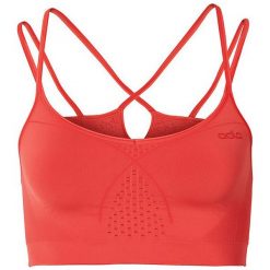 Biustonosze sportowe: Odlo Biustonosz Odlo SEAMLESS BRA TOP SOFT czerwony r. S