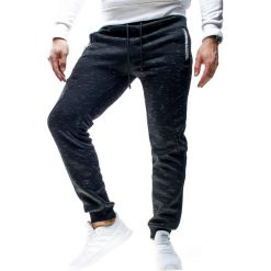 Spodnie męskie sportowe czarne Recea. Czarne spodnie męskie Recea, na co dzień, xl, bez wzorów, z bawełny, sportowe. Za 69,99 zł.