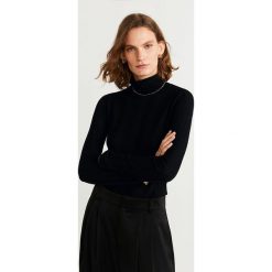Mango - Sweter Genovac. Białe swetry damskie Mango, s, z poliesteru. W wyprzedaży za 59,90 zł.