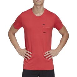 ADIDAS TERREX GRAPHIC T-SHIRT > FJ5034. Koszulki męskie Adidas, m, z nadrukiem, z bawełny, klasyczne, z okrągłym kołnierzem, krótkie. Za 129,99 zł.