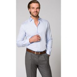 Koszula Błękitna Brennet. Niebieskie koszule męskie LANCERTO, m, z bawełny, eleganckie. W wyprzedaży za 199,90 zł.