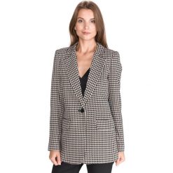 TWINSET Marynarka Czarny Brązowy. Pomarańczowe kurtki damskie Twinset, m, bez wzorów, z elastanu. Za 878,95 zł.