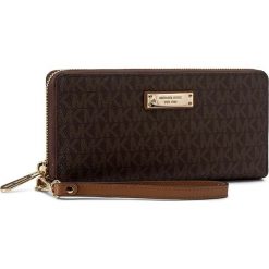 Portfele damskie: Duży Portfel Damski MICHAEL KORS – Jet Set Item 32S7GTTE9B Brown