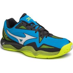 Buty MIZUNO - Wave Intense Tour 4 Ac 61GA180001 Niebieski. Niebieskie buty sportowe męskie Mizuno, z tworzywa sztucznego, bez zapięcia, tenisowe, mizuno wave. W wyprzedaży za 479,00 zł.
