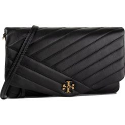 Torebka TORY BURCH - Kira Chevron Clutch 56824 Black. Czarne torebki klasyczne damskie Tory Burch, bez wzorów, ze skóry, wizytowe, bez dodatków. Za 1589,00 zł.