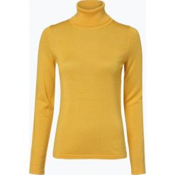 Brookshire - Sweter damski z domieszką wełny merino, żółty. Żółte swetry damskie marki brookshire, xl, bez wzorów, z wełny, bez rękawów, bez kaptura. Za 99,95 zł.
