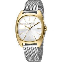 Esprit Infinity Silver Gold Mesh ES1L038M0115. Szare zegarki damskie Esprit, srebrne. W wyprzedaży za 468,00 zł.