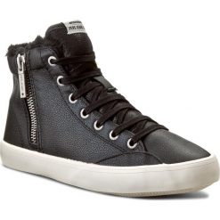 Sneakersy PEPE JEANS - Clinton Fur PLS30358 Black 999. Czarne półbuty damskie Pepe Jeans, z jeansu. W wyprzedaży za 209,00 zł.