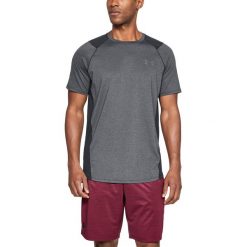 Under Armour MK-1 Koszulka Szary. Szare podkoszulki męskie Under Armour, l, bez wzorów, z elastanu, z krótkim rękawem. Za 171,95 zł.