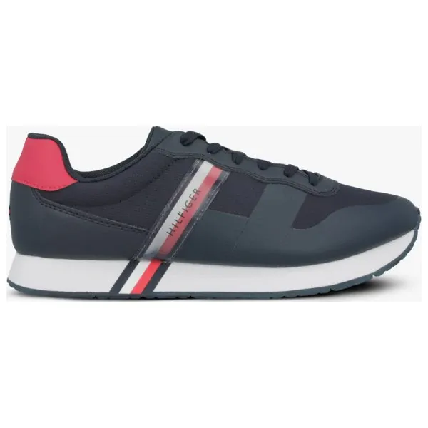 Tommy Hilfiger Leeds 3C3 buty męskie, granatowy, rozmiar 43. Niebieskie buty sportowe męskie TOMMY HILFIGER, z gumy, bez zapięcia. W wyprzedaży za 339,99 zł.