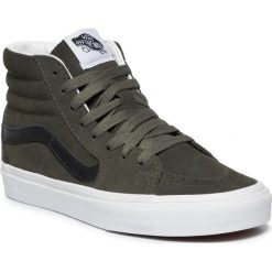 Sneakersy VANS - Sk8-Hi VN0A4BV6XKD1 (Suede) Forest Night/Trwht. Zielone półbuty damskie Vans, ze skóry. Za 379,00 zł.
