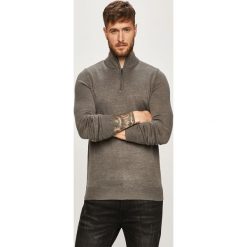 Brave Soul - Sweter. Szare swetry męskie Brave Soul, s, bez wzorów, z dzianiny, z okrągłym kołnierzem, bez kaptura. Za 89,90 zł.