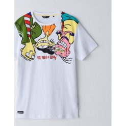 Koszulka z nadrukiem Ed, Edd i Eddy -. Koszulki męskie Cropp, s, z nadrukiem, bez kołnierzyka, bez rękawów. Za 59,99 zł.