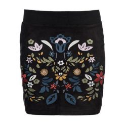 Desigual Spódnica Damska Ariadna 42 Czarny. Czarne spódniczki damskie Desigual, bez wzorów. W wyprzedaży za 272,00 zł.