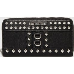 Love Moschino - Portfel. Czarne portfele damskie marki Love Moschino, z materiału. W wyprzedaży za 299,90 zł.