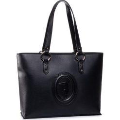 Torebka TRUSSARDI JEANS - Lisbona Shopper Md 75B00961 K299. Czarne torby damskie na zakupy Trussardi Jeans, bez wzorów, z jeansu, bez dodatków. Za 679,00 zł.
