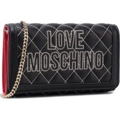 Torebka LOVE MOSCHINO JC5644PP08KG100A. Czarne torebki klasyczne damskie Love Moschino, bez wzorów, wizytowe, bez dodatków. W wyprzedaży za 349,00 zł.