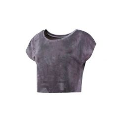 T-shirty z krótkim rękawem Reebok Sport Koszulka Combat Spraydye Crop. Fioletowe bluzki sportowe damskie Reebok Sport, l, z krótkim rękawem. Za 139,00 zł.