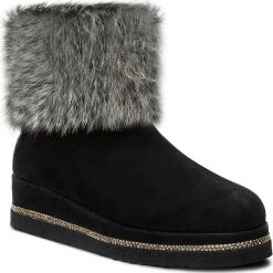 Botki BALDININI - 848701AGFBR00 F Golf/Brise Nero. Czarne botki damskie skórzane marki Baldinini. W wyprzedaży za 939,00 zł.