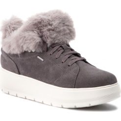 Sneakersy GEOX - D Kaula B Abx A D84AWA 00022 C9002 Dk Grey. Szare półbuty damskie marki Geox, ze skóry. W wyprzedaży za 359,00 zł.