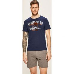 Henderson - Piżama. Niebieskie piżamy męskie Henderson, xl, z nadrukiem, z bawełny, bez rękawów. W wyprzedaży za 79,90 zł.