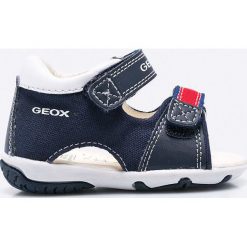 Geox - Sandały dziecięce. Niebieskie sandały chłopięce Geox, ze skóry, bez zapięcia. W wyprzedaży za 129,90 zł.