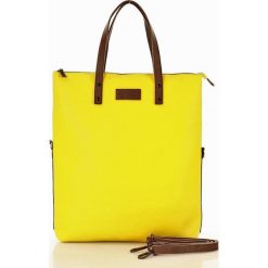 Silvia MARCO MAZZINI Torebka shopper old skóra naturalna żółta. Żółte torby damskie na zakupy MAZZINI, bez wzorów, ze skóry, duże, bez dodatków. Za 239,00 zł.