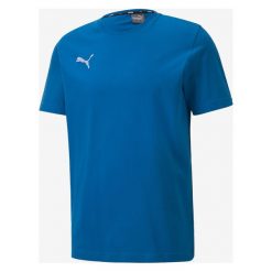 Puma Teamgoal 23 Casuals Koszulka Niebieski. Niebieskie podkoszulki męskie Puma, m, z haftami, z bawełny, bez kołnierzyka, krótkie. Za 102,95 zł.