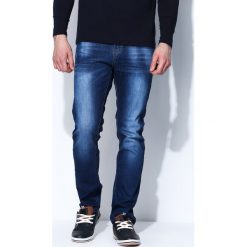 Jeansy męskie: Granatowe Jeansy Truss Belt