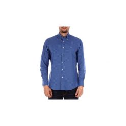 Koszule z długim rękawem Harmont Blaine CRB819. Niebieskie koszule męskie Harmont Blaine, xl, bez wzorów, bez kołnierzyka, z długim rękawem. Za 635,05 zł.