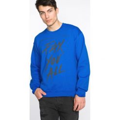 Jakub Polanka x Bibloo Fraxinelle Off. Bluza Niebieski. Niebieskie bluzy damskie Jakub Polanka x Bibloo, m, z nadrukiem, z bawełny, bez kołnierzyka, bez rękawów, bez kaptura. Za 654,95 zł.