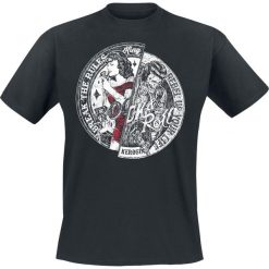 King Kerosin Two Singers T-Shirt czarny. Czarne t-shirty męskie marki King Kerosin, xl, z nadrukiem, z okrągłym kołnierzem. Za 74,90 zł.