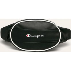 Champion - Nerka. Czarne nerki damskie Champion, w paski, z poliesteru, z nadrukiem, bez dodatków. Za 129,90 zł.