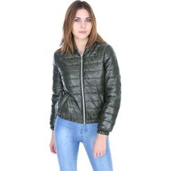 Kurtka w kolorze khaki. Brązowe płaszcze damskie marki Patiska. W wyprzedaży za 137,95 zł.