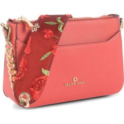 Torebki klasyczne damskie: Torebka w kolorze koralowym – 23 x 16 x 8 cm