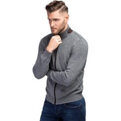 Sweter LADISLAO SWPR000197. Szare swetry męskie Giacomo Conti, na zimę, m, bez wzorów, z bawełny, bez kołnierzyka, bez kaptura. Za 249,00 zł.