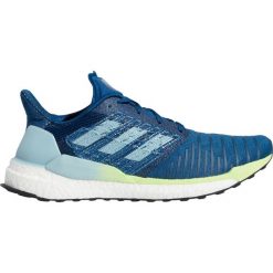 Buty adidas SolarBoost M Morski-Niebieski. Niebieskie buty sportowe męskie Adidas, z gumy, bez zapięcia, do biegania, techfit (adidas). Za 499,99 zł.