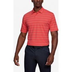 Under Armour Charged Cotton® Scramble Polo Koszulka Czerwony. Czerwone podkoszulki męskie Under Armour, m, w paski, z elastanu, bez rękawów. Za 240,95 zł.