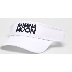 Banana Moon - Daszek. Białe czapki damskie Banana Moon, z aplikacjami, z bawełny. Za 129,90 zł.