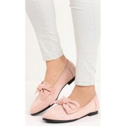 Różowe Mokasyny Bowknot. Różowe mokasyny damskie Born2be, na płaskiej podeszwie. Za 49,99 zł.