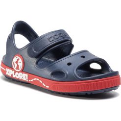 Sandały COQUI - Yogi 8862-407-2109 Navy/Red. Niebieskie sandały chłopięce Coqui, z tworzywa sztucznego, bez zapięcia. Za 79,00 zł.