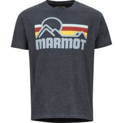 Koszulka funkcyjna "Marmot Coastal" w kolorze szarym. Szare koszulki męskie Marmot, s, z nadrukiem, z bawełny, z okrągłym kołnierzem, bez rękawów. W wyprzedaży za 79,95 zł.