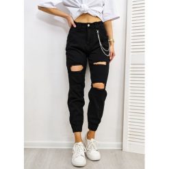 Spodnie Tom Denim Kolor Black M. Czarne spodnie damskie LIGARI JEANS, s, z elastanu. Za 139,00 zł.