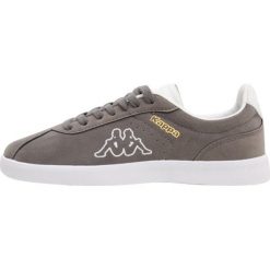Kappa LEGEND Obuwie treningowe grey/white. Szare buty sportowe męskie Kappa, ze skóry ekologicznej. Za 149,00 zł.
