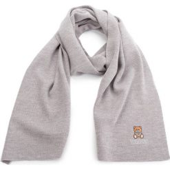Szal MOSCHINO - 30319 M1866 014. Szare szaliki damskie MOSCHINO, z materiału. Za 629,00 zł.