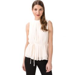 Vero Moda Jessica Top Biały. Białe podkoszulki damskie Vero Moda, s, bez wzorów, z poliesteru, bez kołnierzyka, bez rękawów. Za 131,95 zł.