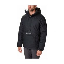 Kurtka anorak Columbia Challenger 1698431011. Niebieskie kurtki męskie Columbia, s, bez wzorów, bez kaptura. Za 626,99 zł.